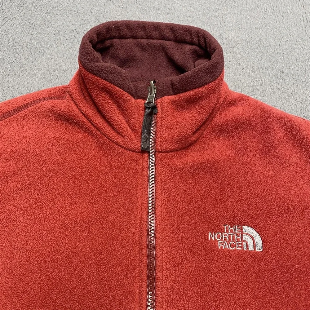 The‎ North Face Jacket Womens Medium Red WMS JAMMER JKT Fleece Full Zip Polartec